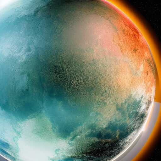 Exoplanet Xyalala seen from space
